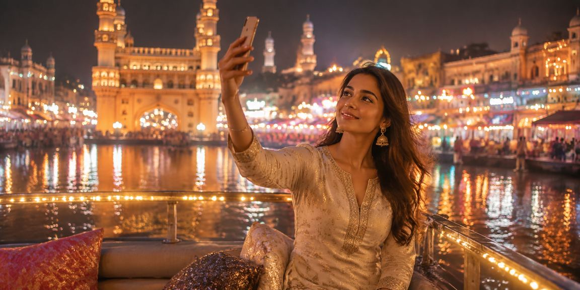 VIP member enjoying exclusive casino bonus near Charminar Hyderabad