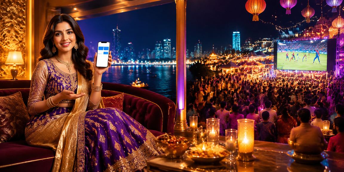 Indian night market scene representing social balance
